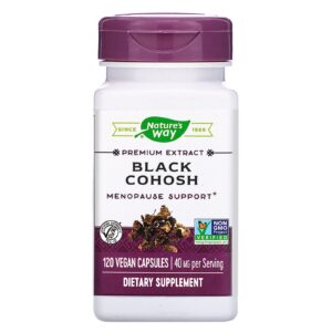 Comprar nature's way, black cohosh, 40 mg, 120 vegan capsules preço no brasil cohosh-preto ervas ervas e homeopatia marcas a-z solgar suplemento importado loja 5 online promoção -