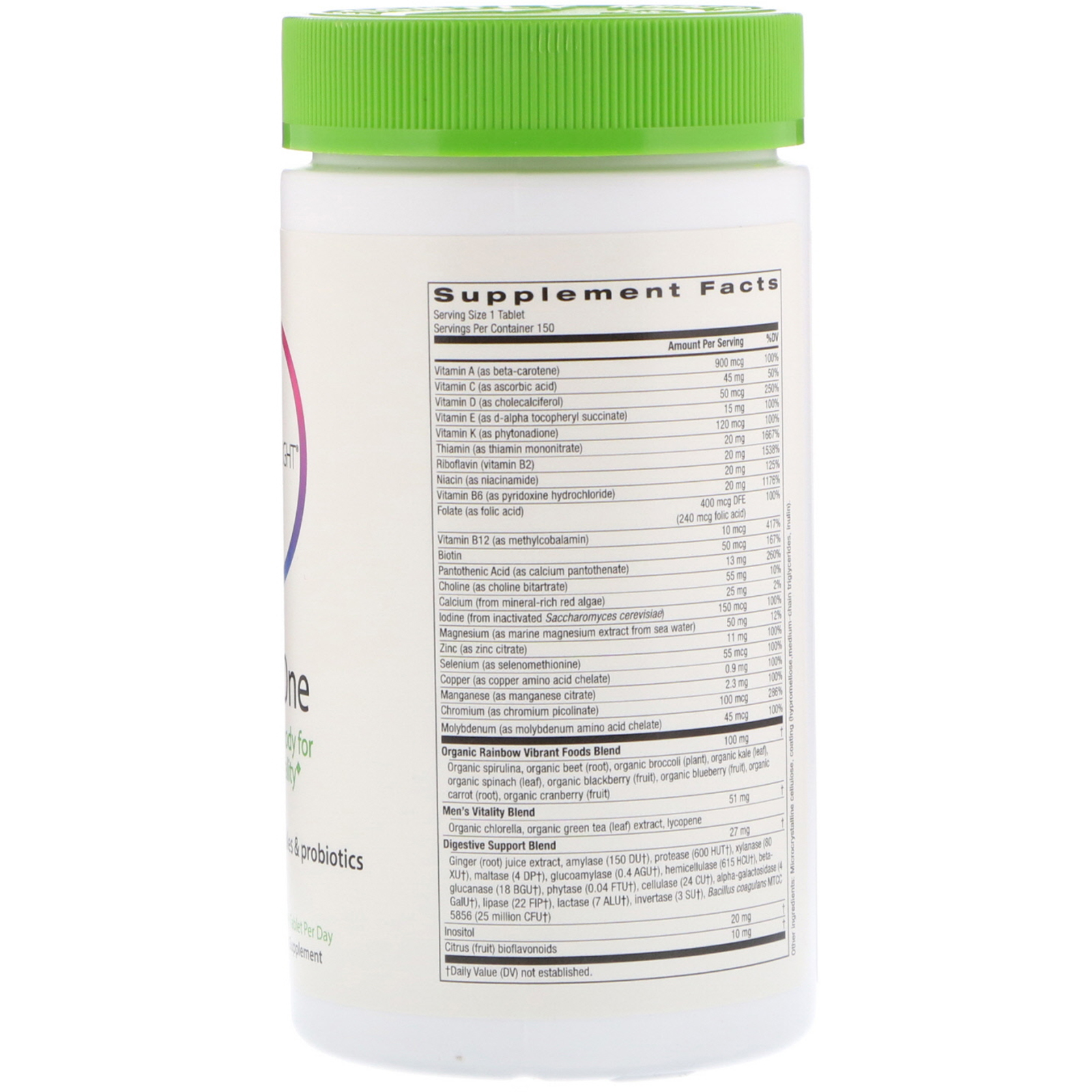 Rainbow Light, Men's One, 150 Comprimidos - Imagem 2