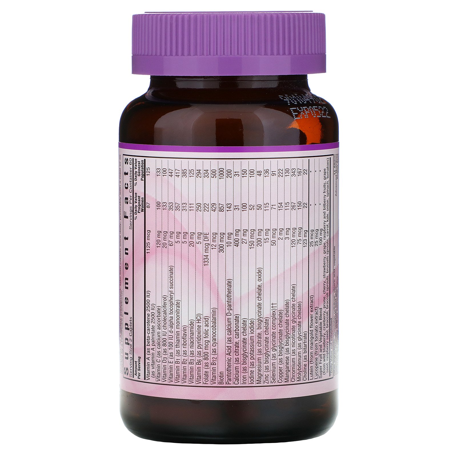 Bluebonnet Nutrition, Early Promise, Prenatal, Gentle Multiple, 120 Cápsulas - Imagem 2