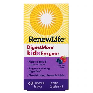 Comprar renew life, digestmore kids enzyme, berry blast flavor, 60 chewable tablets preço no brasil enzimas digestivas suplementos nutricionais suplemento importado loja 161 online promoção -