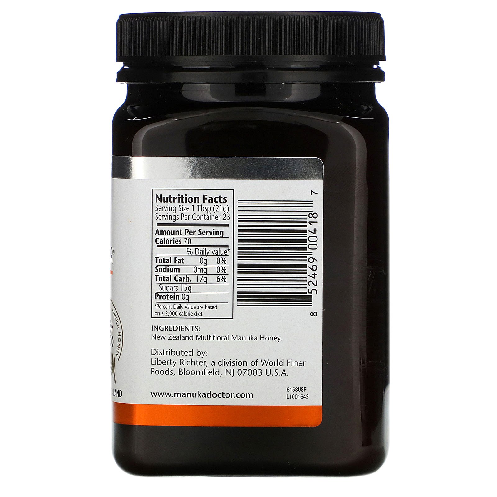 Manuka Doctor, Manuka Honey, Bio Active 10+, MGO 35+, 17.6 oz (500 g) - Imagem 2