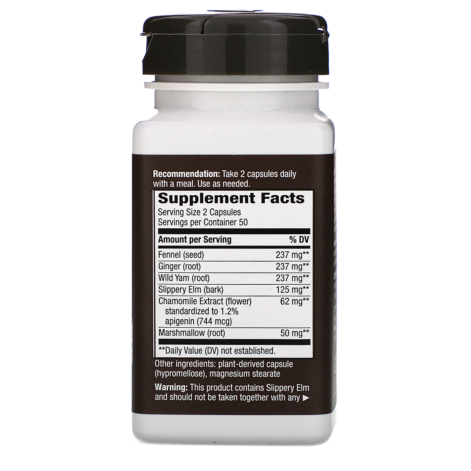 Nature's Way, Gastritix with Chamomile Extract, 100 Vegan Capsules - Imagem 2