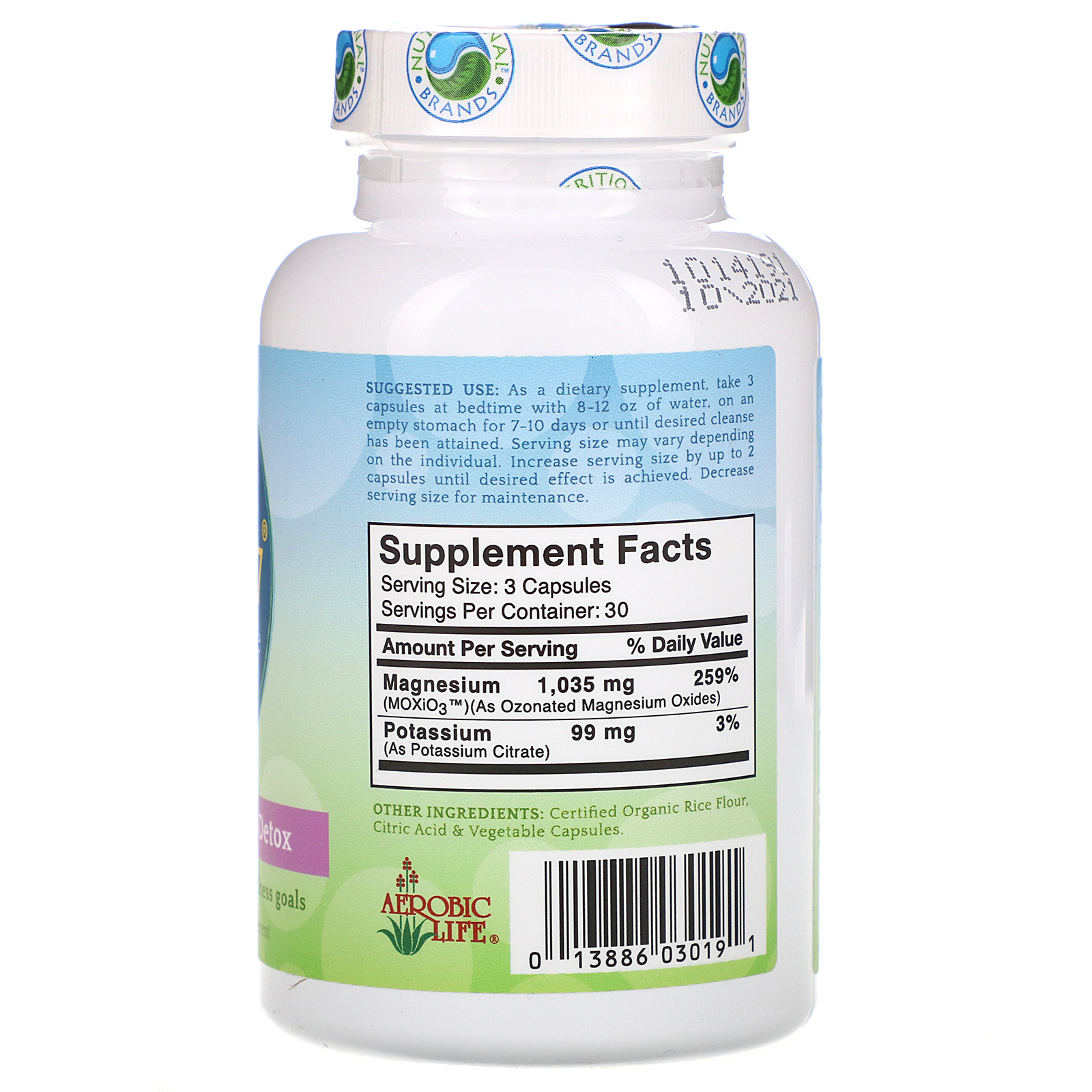Aerobic Life, Mag 07, O Melhor Limpador Oxigenante do Sistema Digestivo, 90 Cápsulas Vegetarianas - Imagem 2