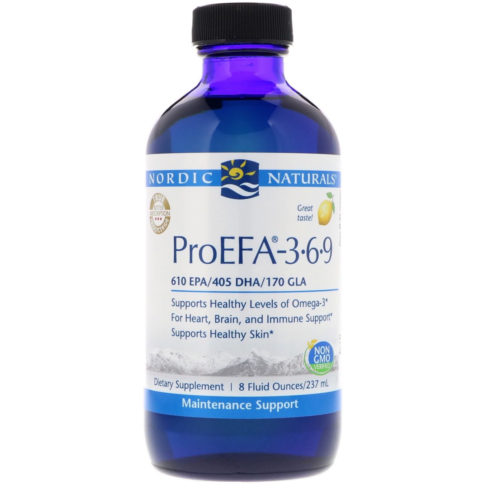 Nordic Naturals, ProEFA - 3-6-9, Lemon , 8 fl oz (237 ml)