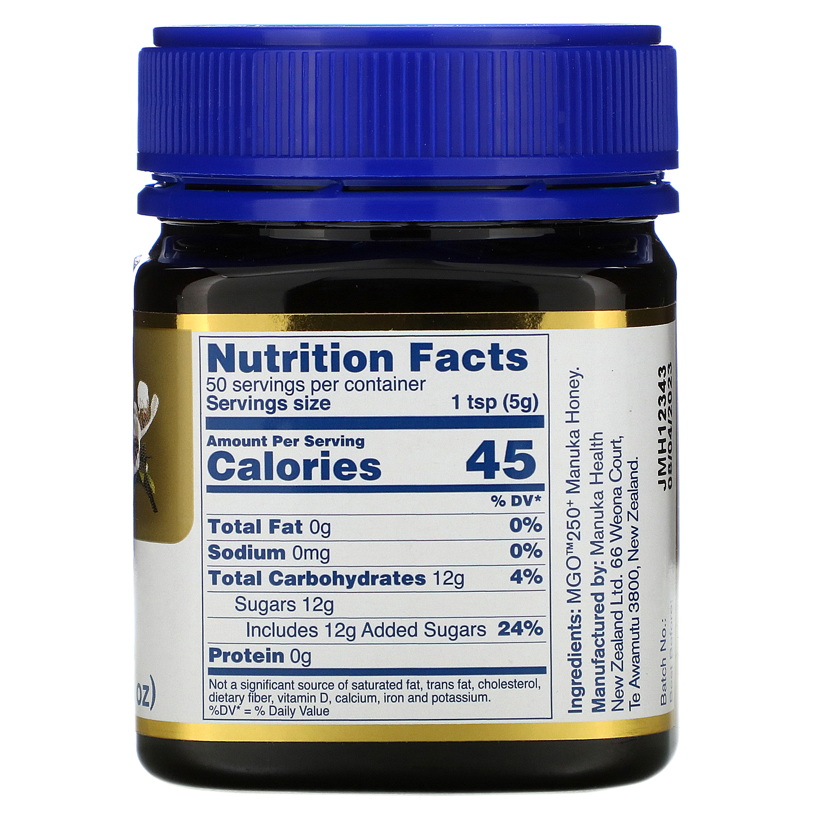 Manuka Health, Manuka Honey, MGO 250+, 8.8 oz (250 g) - Imagem 2