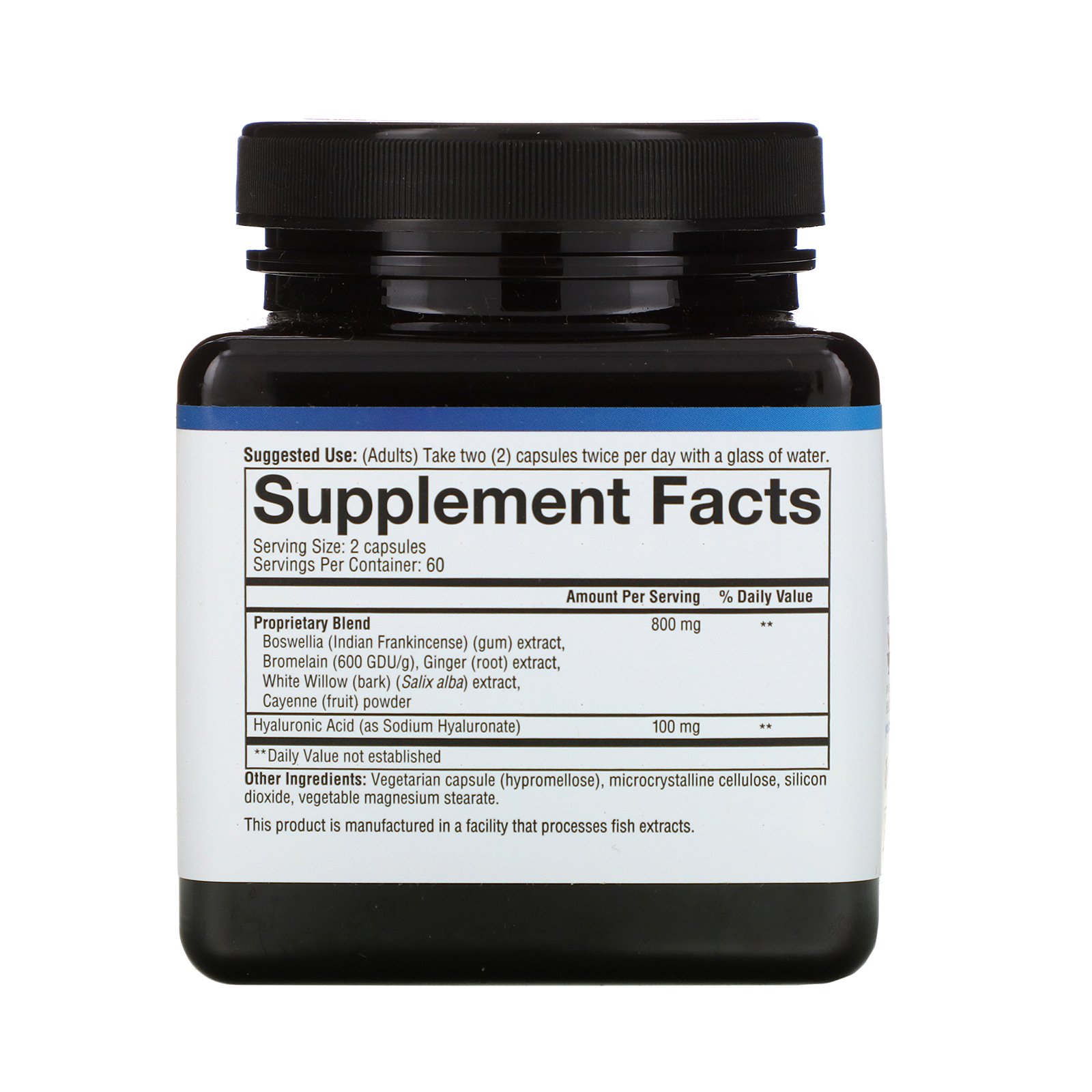 Youtheory, Hyaluronic Acid, Advanced Formula, 120 Vegetarian Capsules - Imagem 2