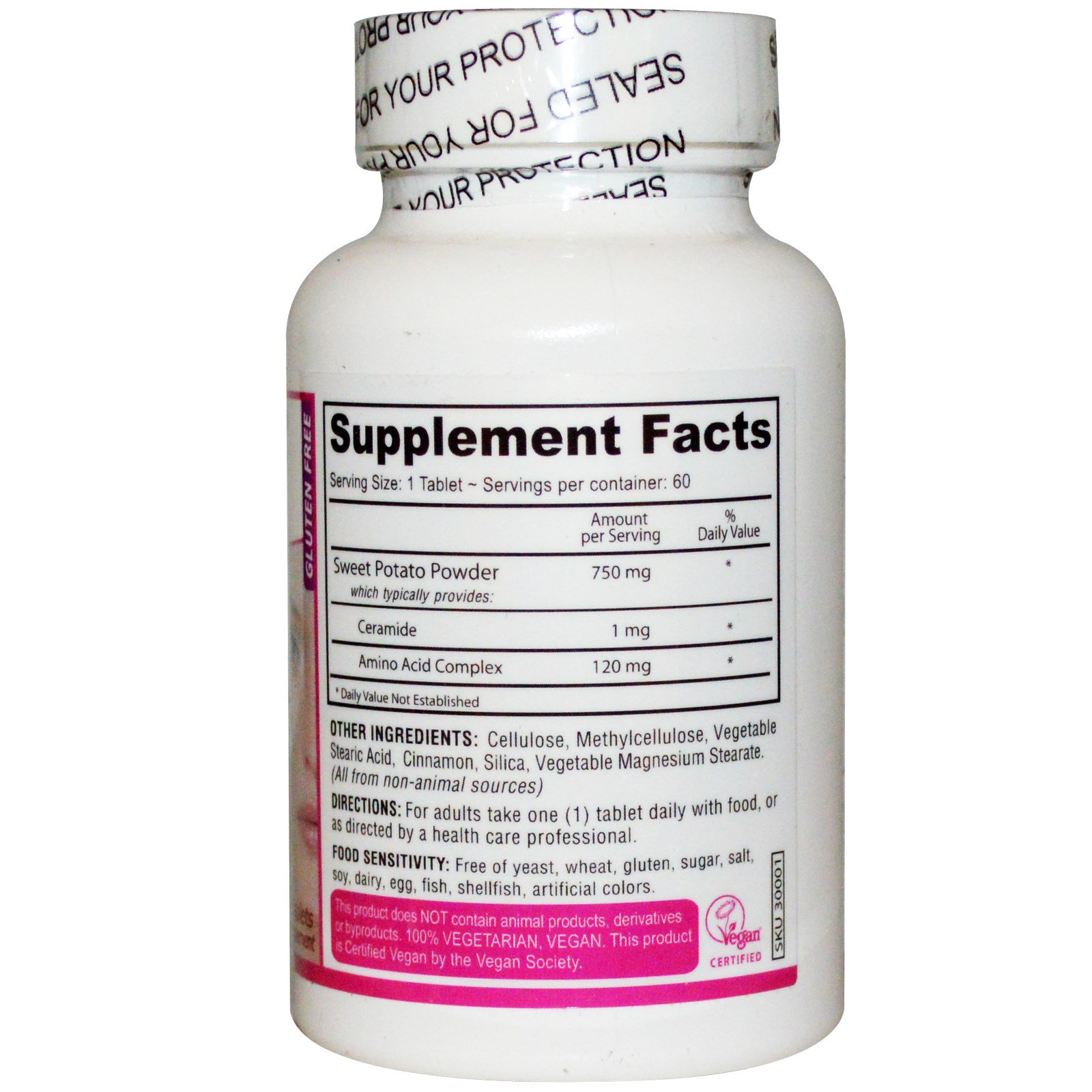 Deva, Vegan, Ceramide Skin Support, 60 Tablets - Imagem 2