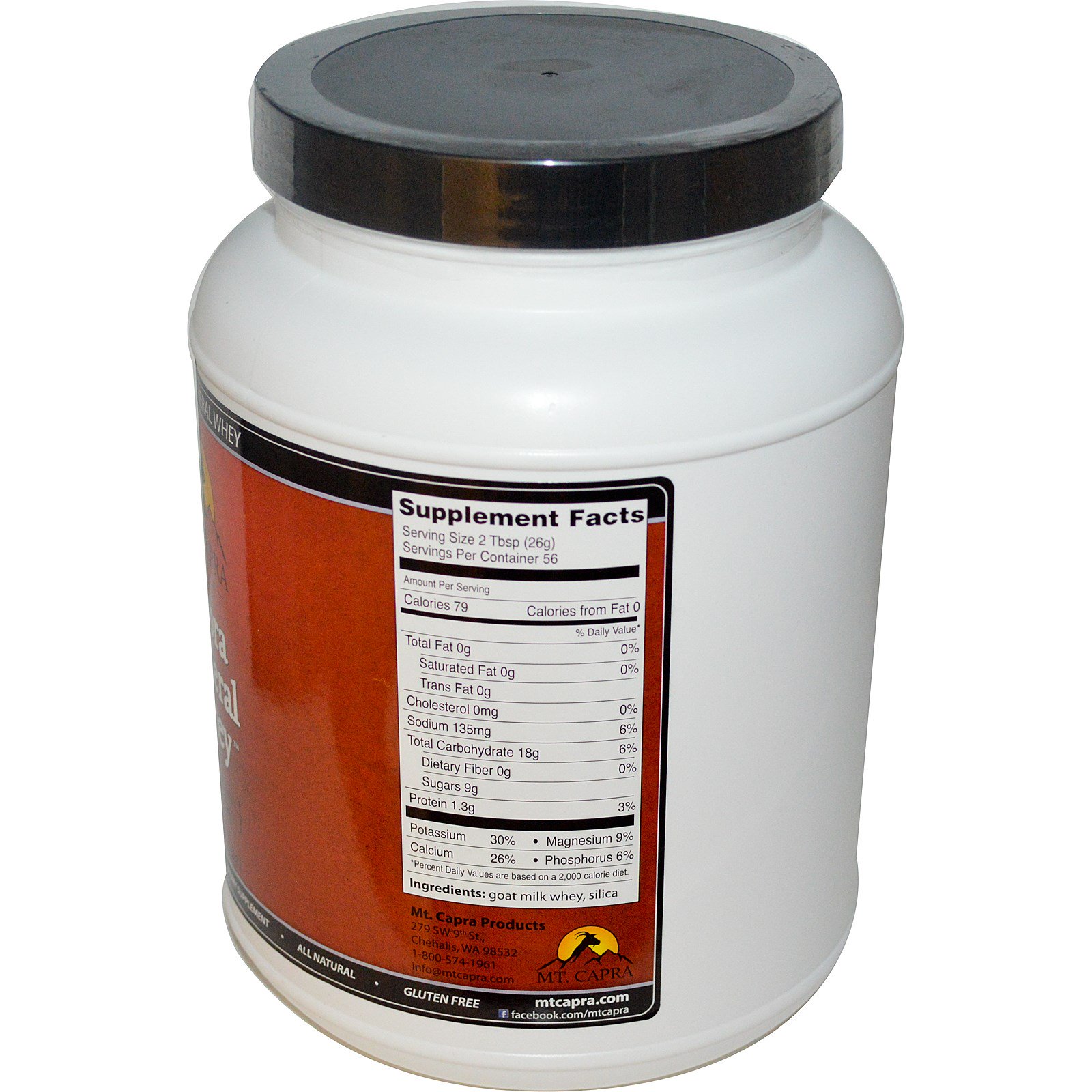 Mt. Capra, Whey Mineral Capra, 50,8 oz (1440 g) - Imagem 2