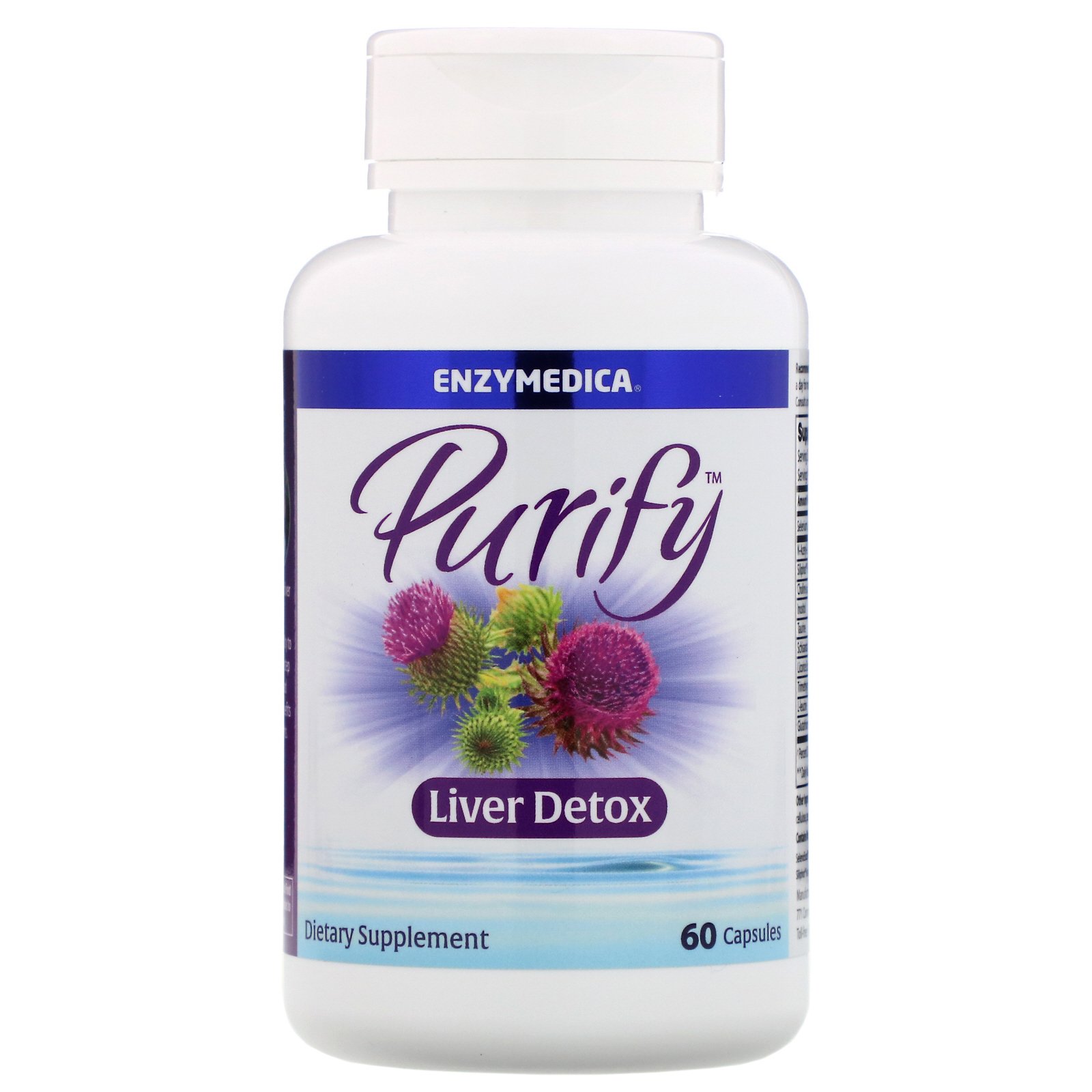 Enzymedica, Purify, Desintoxicante Hepático, 60 Cápsulas - Imagem 3