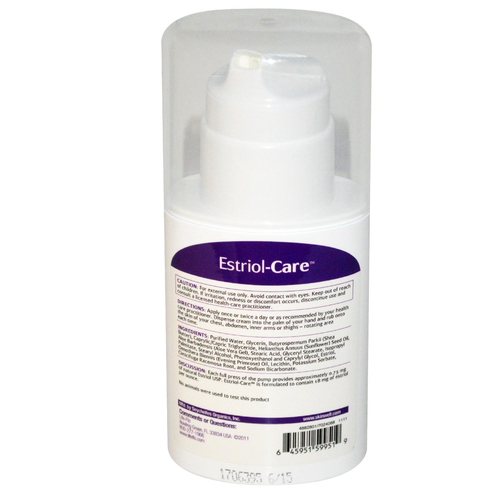 Life-flo, Estriol-Care, 57 g (2 fl oz) - Imagem 2