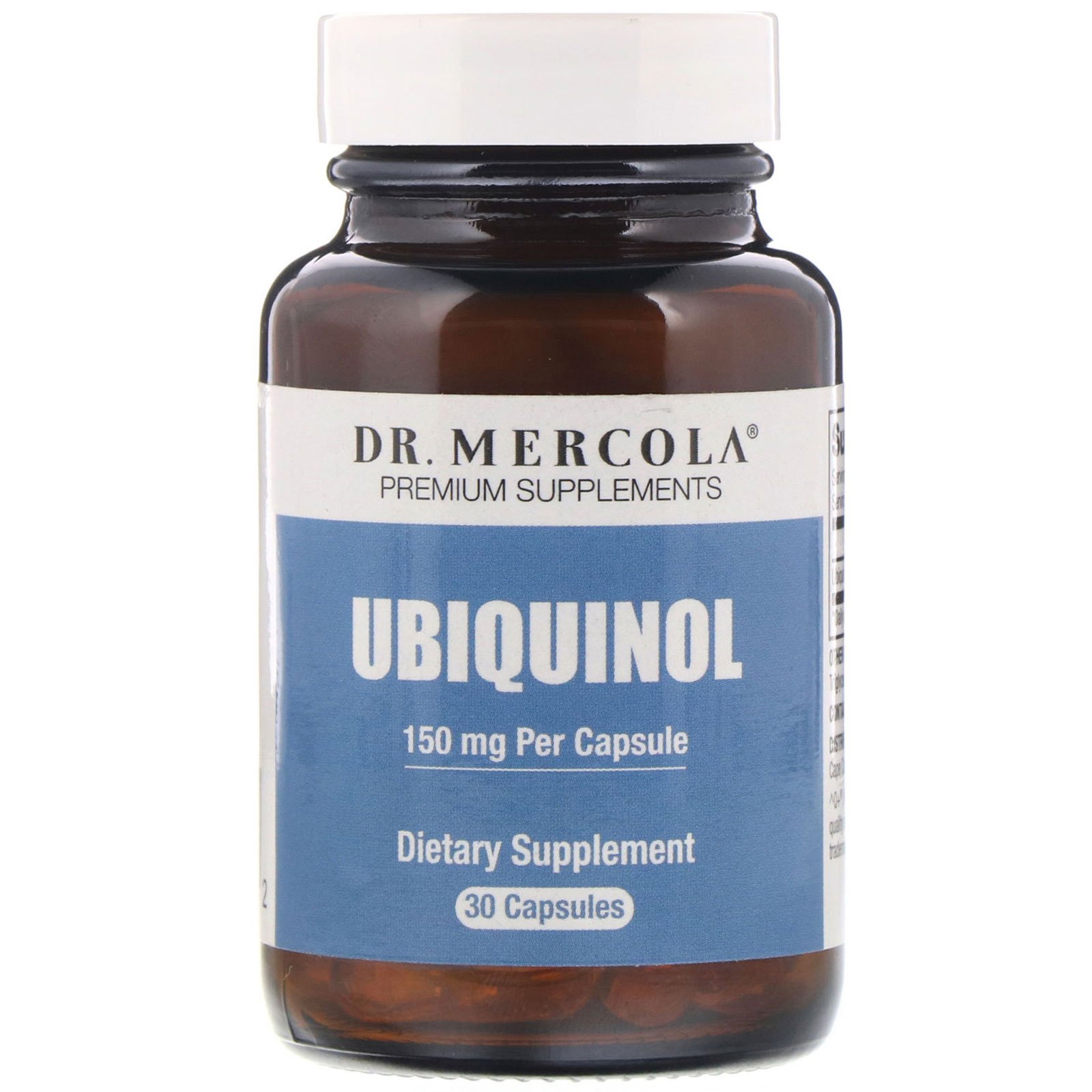 Dr. Mercola, Ubiquinol, 150 mg, 30 Cápsulas