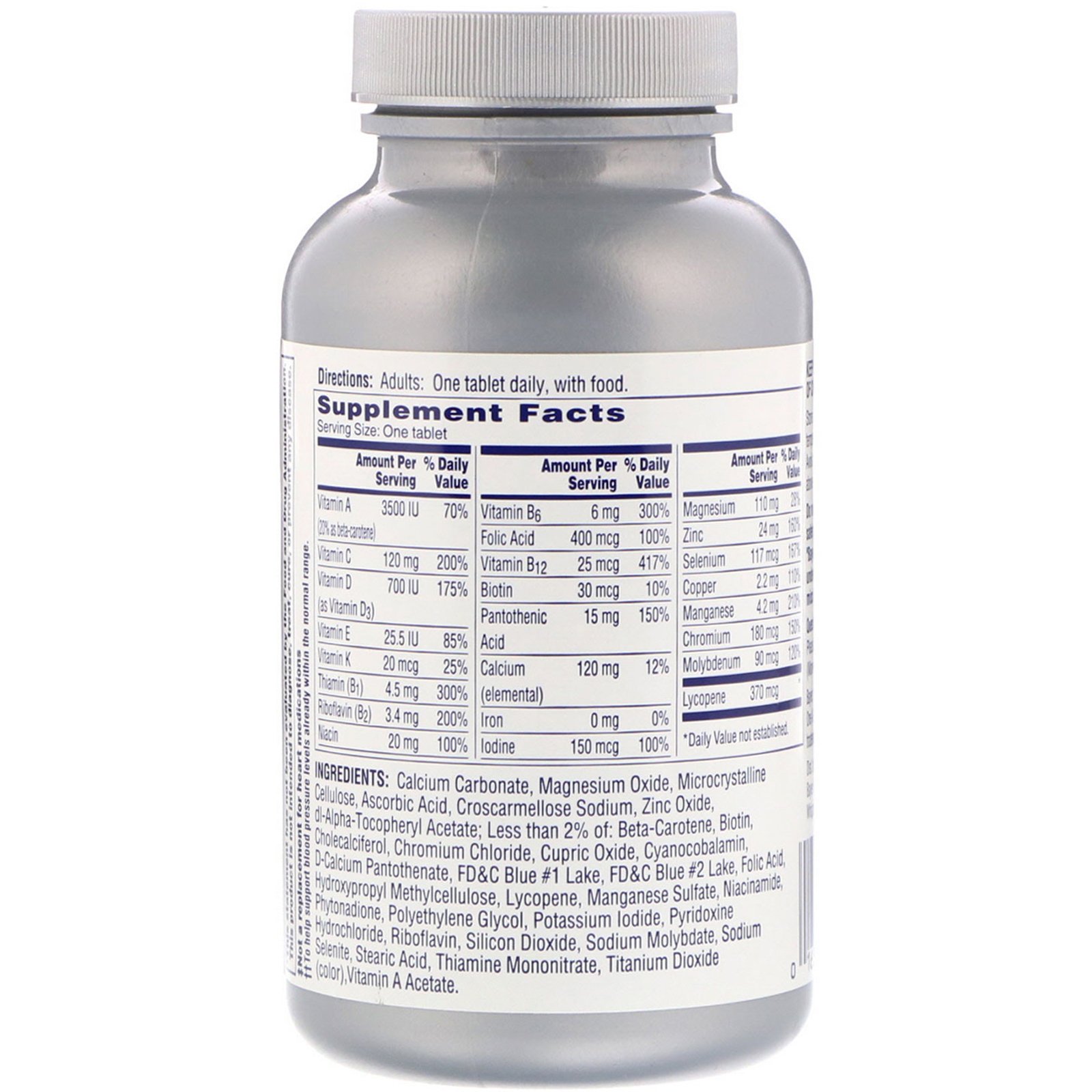 One-A-Day, Men's 50+, Healthy Advantage, Suplemento Multivitamínico/Multimineral, 100 Comprimidos - Imagem 2