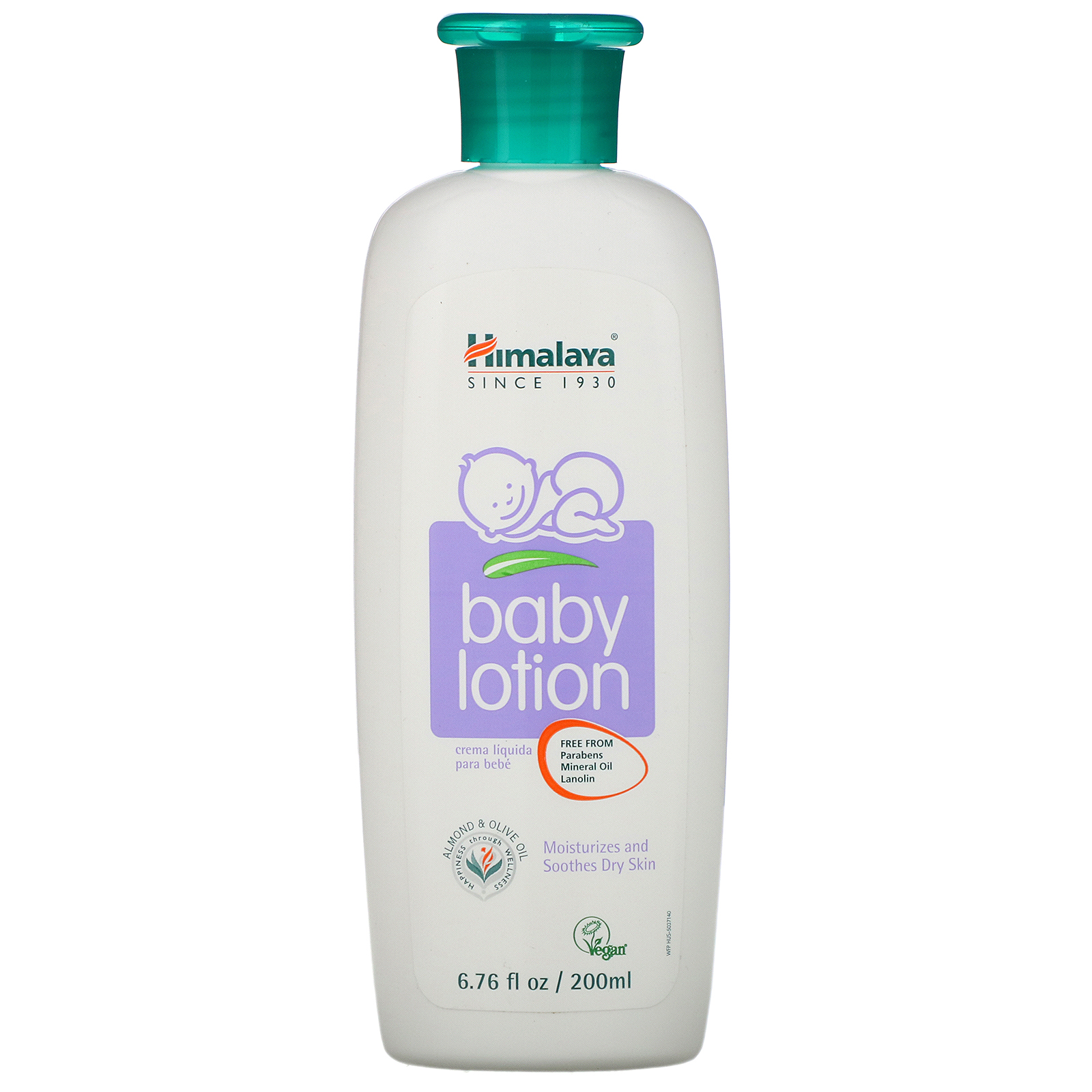 Himalaya, Loção para Bebês, Óleos de Amêndoa & Oliva, 200 ml