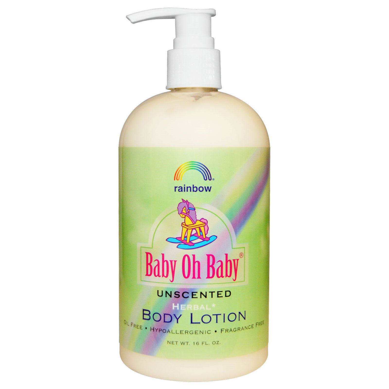 Rainbow Research, Baby Oh Baby, Loção para bebês, Sem Perfume, 16 fl oz