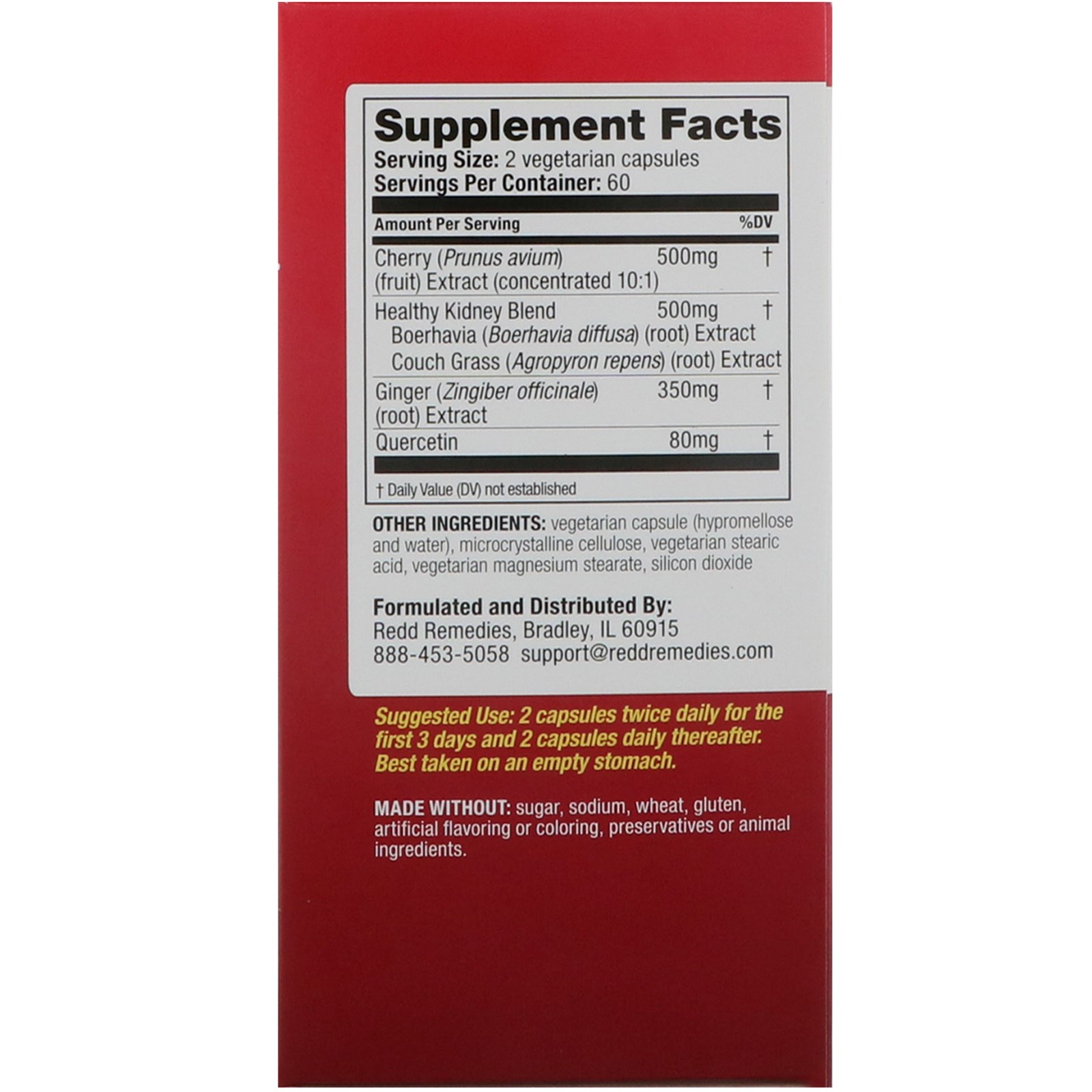 Redd Remedies, Gouch!, 120 Vegetarian Capsules - Imagem 2
