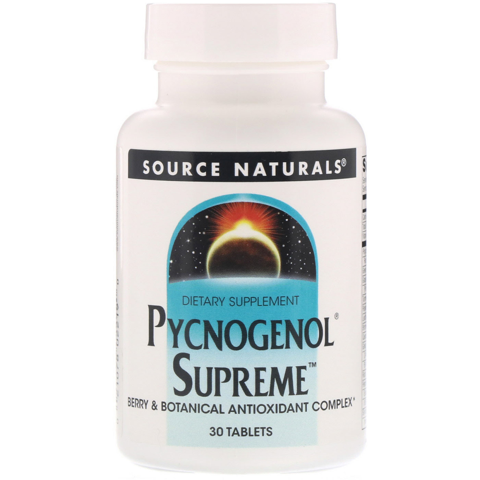 Source Naturals, Picnogenol Supreme, 30 Comprimidos