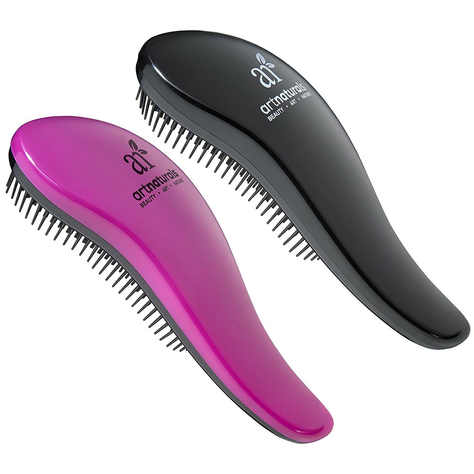 Artnaturals, Escova de Cabelo Desembaraçante, Conjunto de 2 Peças