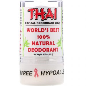 Comprar thai deodorant stone, thai crystal deodorant stick, 4. 25 oz (120 g) preço no brasil banho & beleza cuidados pessoais desodorante suplemento importado loja 131 online promoção -