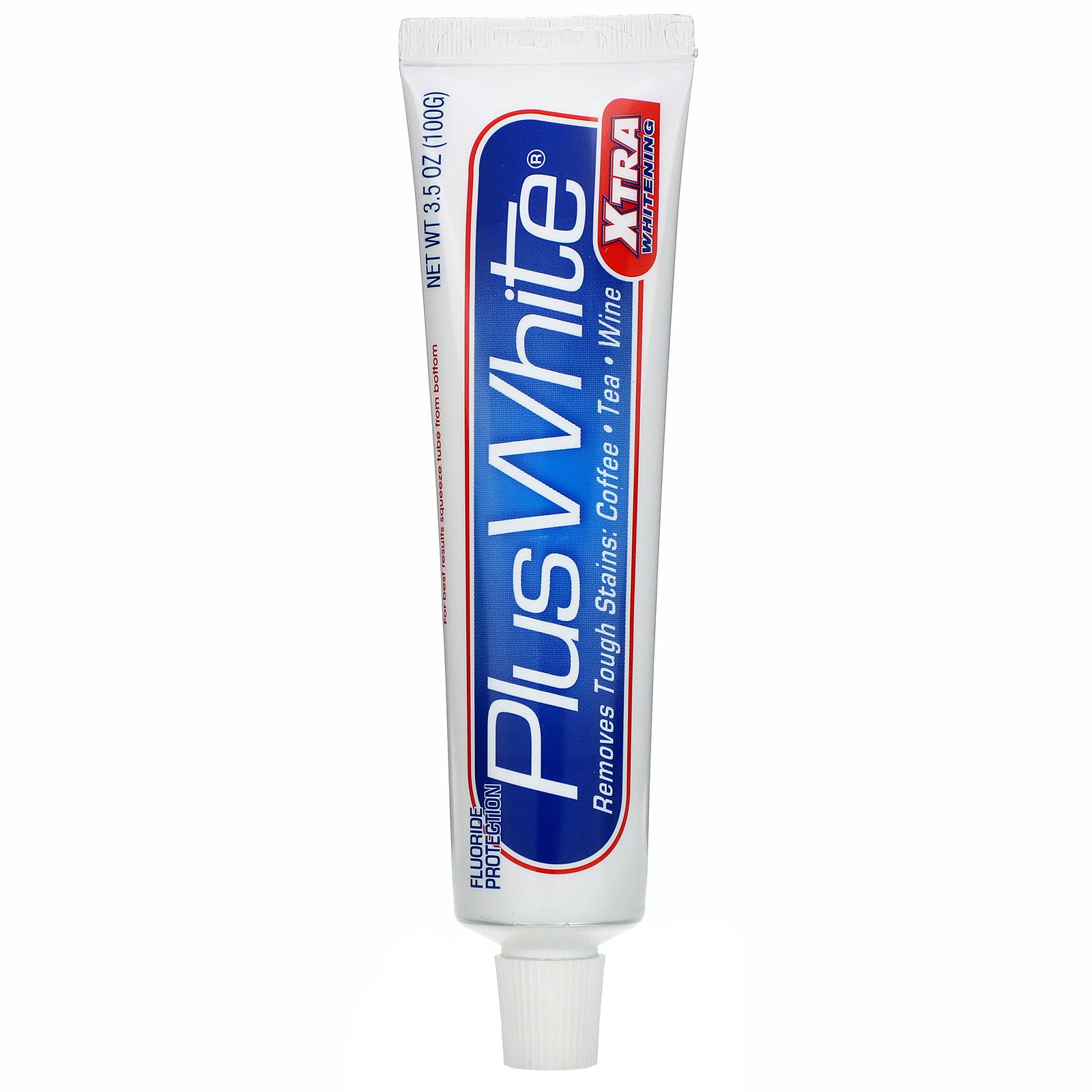 Plus White, Xtra Plus White Creme Dental com Controle Antitártaro, Sabor Cool & Crisp Mint, 3,5 oz (100 g)