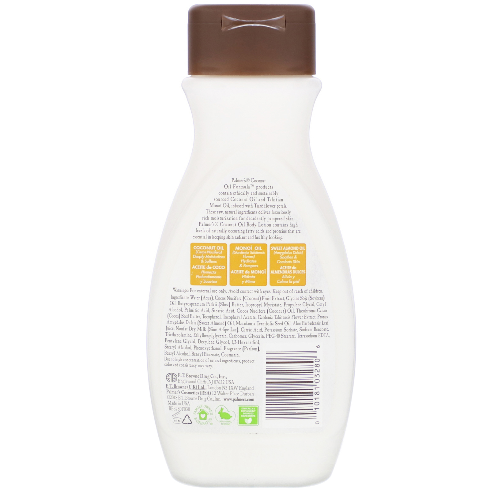 Palmer's, Fórmula de Óleo de Coco, Loção Corporal, 8,5 oz fl (250 ml) - Imagem 2