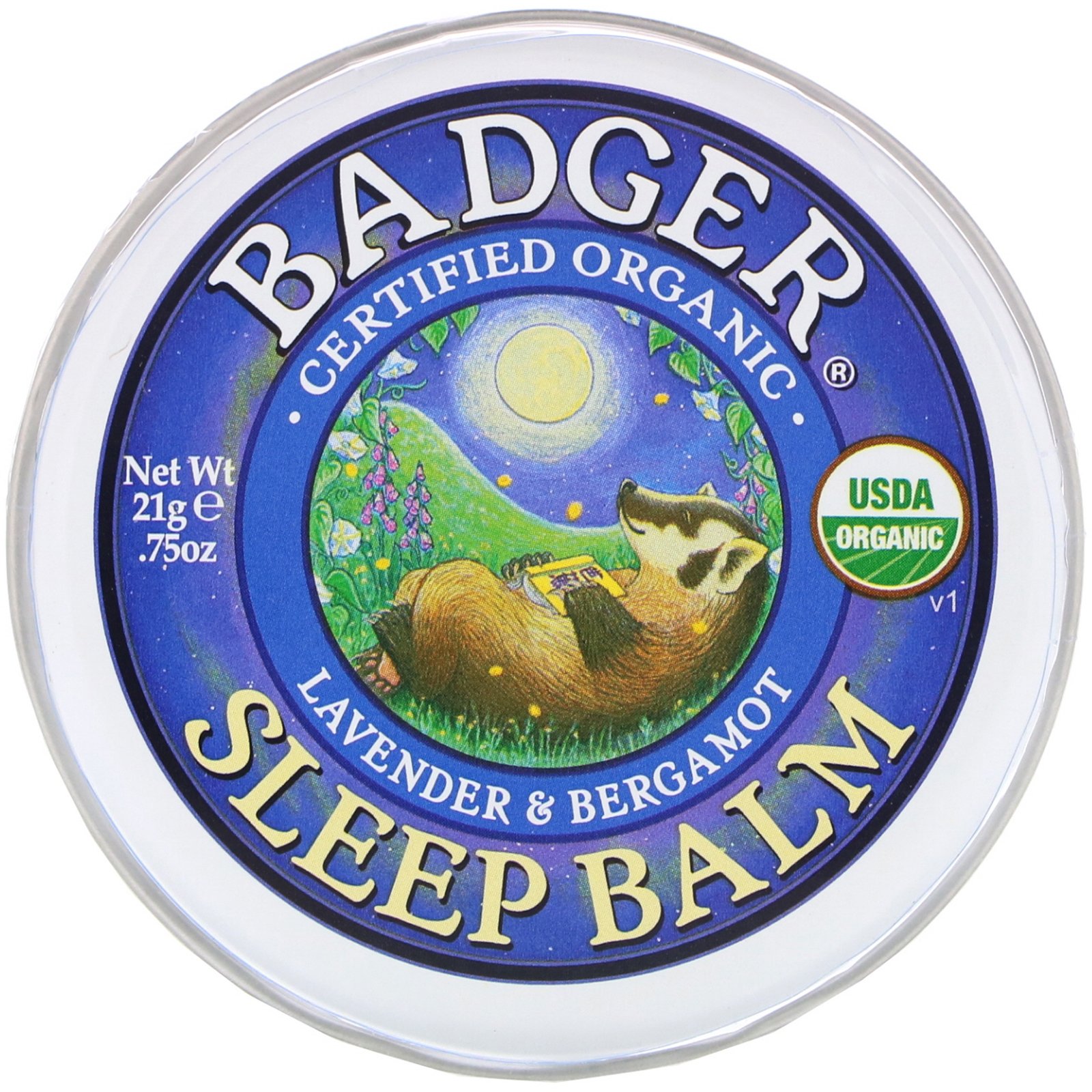 Badger Company, Bálsamo Noturno do Sono, Lavanda e Bergamota, .75 oz(21 g) - Imagem 3