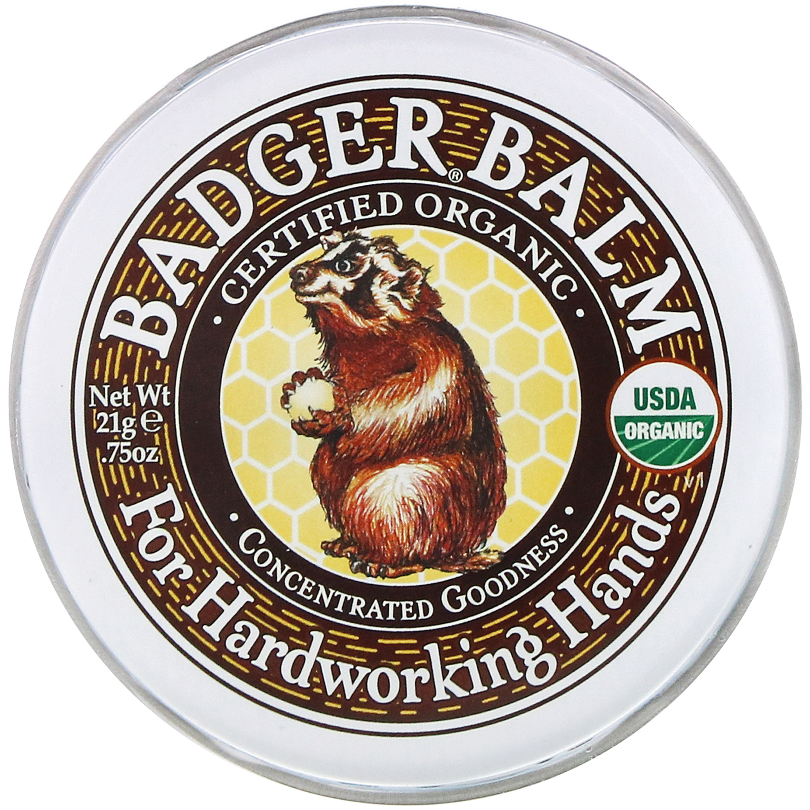 Badger Company, Bálsamo de Teixugo, Para Mãos Trabalhadoras, .75 oz (21 g) - Imagem 3