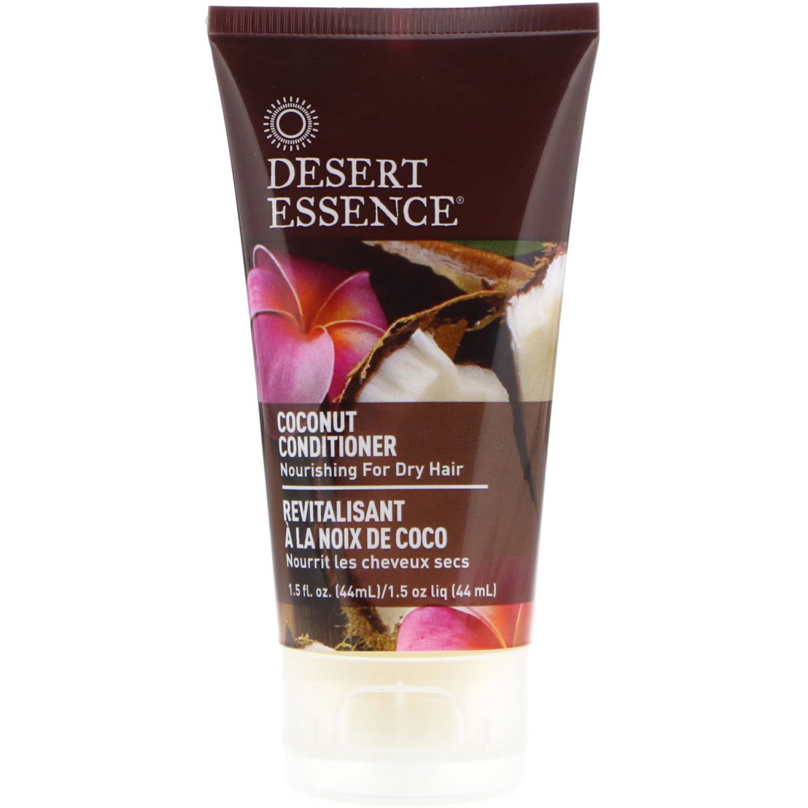 Desert Essence, Condicionador de Coco, Tamanho Viagem, 44 ml (1,5 fl oz)