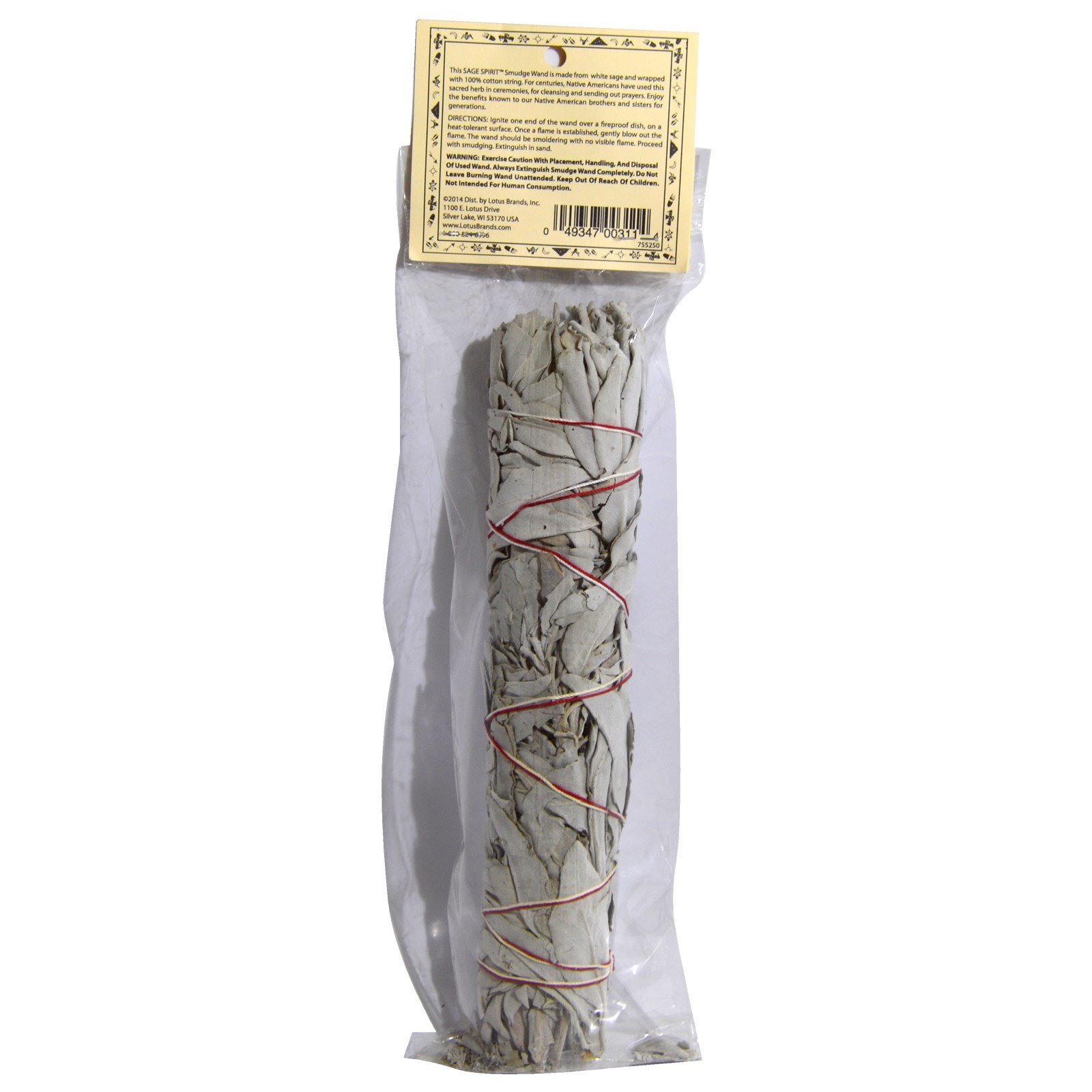 Sage Spirit, White Sage Wand, Native American Incense, 1 Wand, 8.5 Inches - Imagem 2