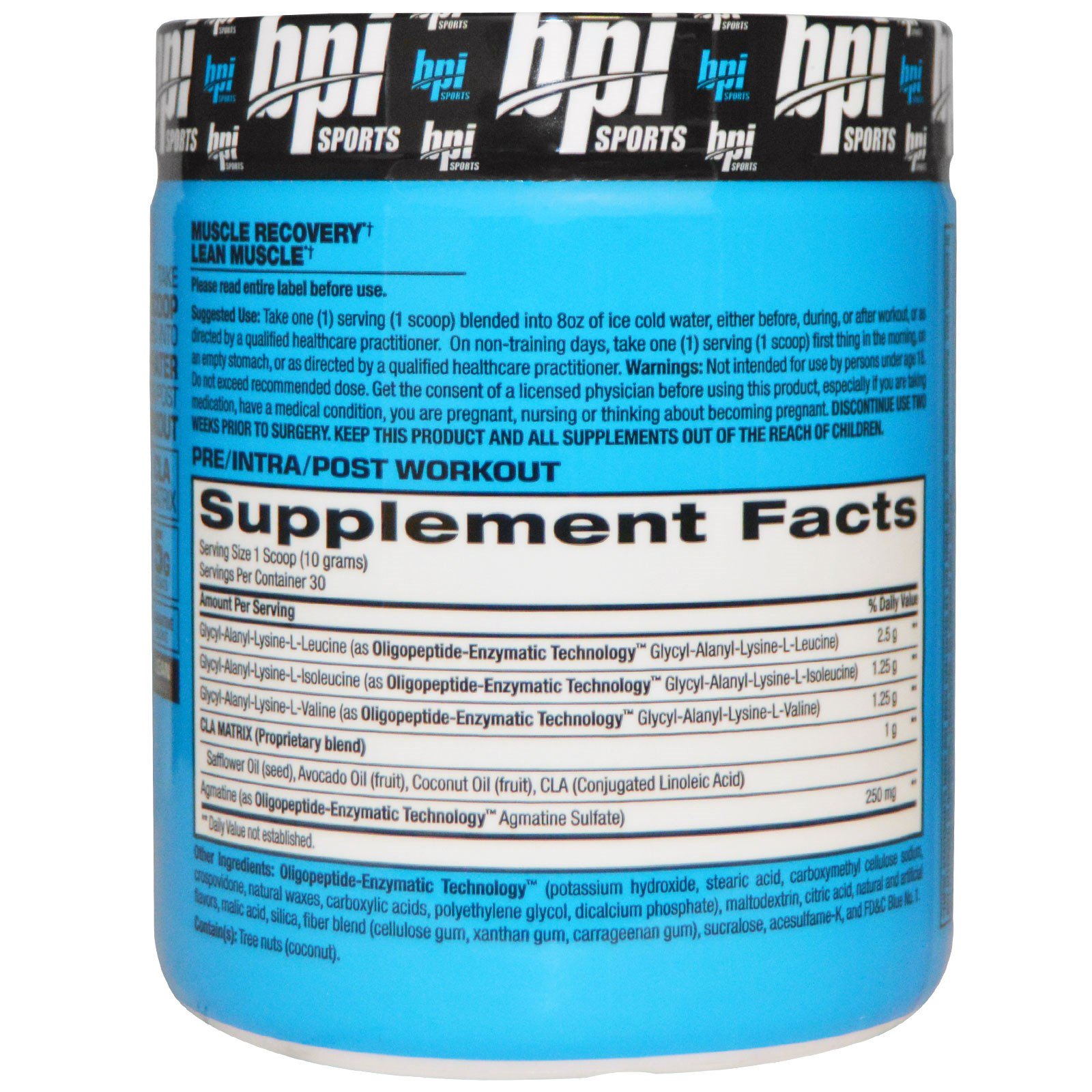 BPI Sports, Best BCAA, Framboesa Azul, 10.58 oz (300 g) - Imagem 2