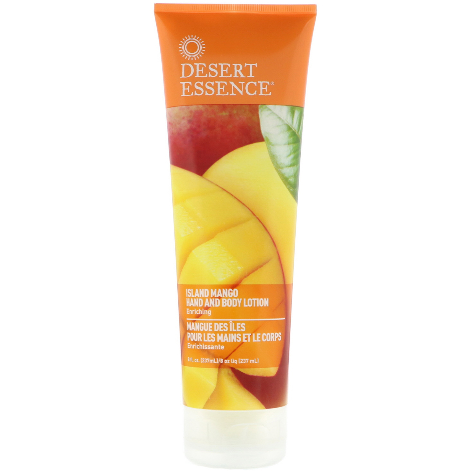 Desert Essence, Loção para Mãos e Corpo, Manga da Ilha, 8 fl oz (237ml)