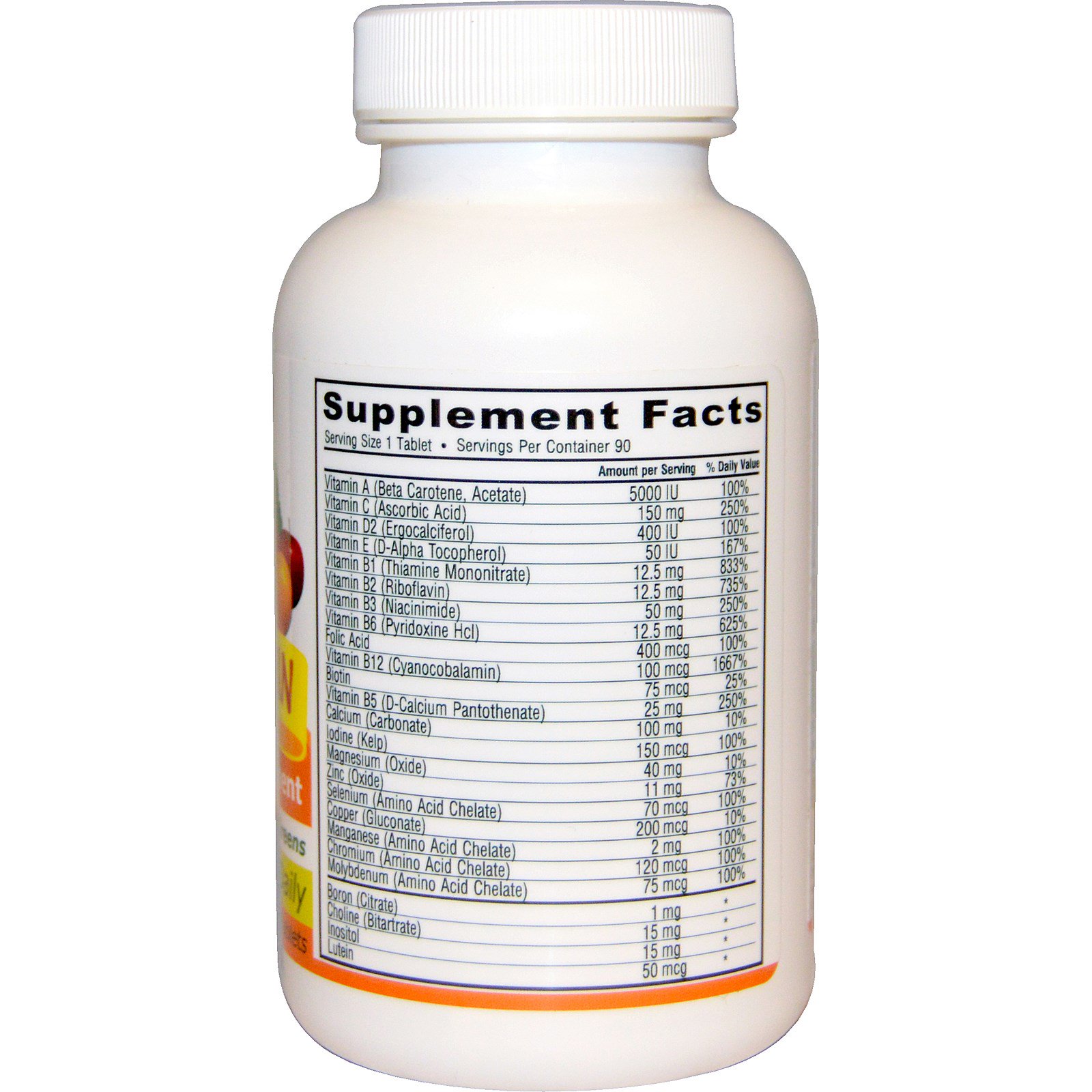 Deva, Vegano, Suplemento Multivitamínico e Mineral, Sem Ferro, 90 Comprimidos Revestidos - Imagem 2