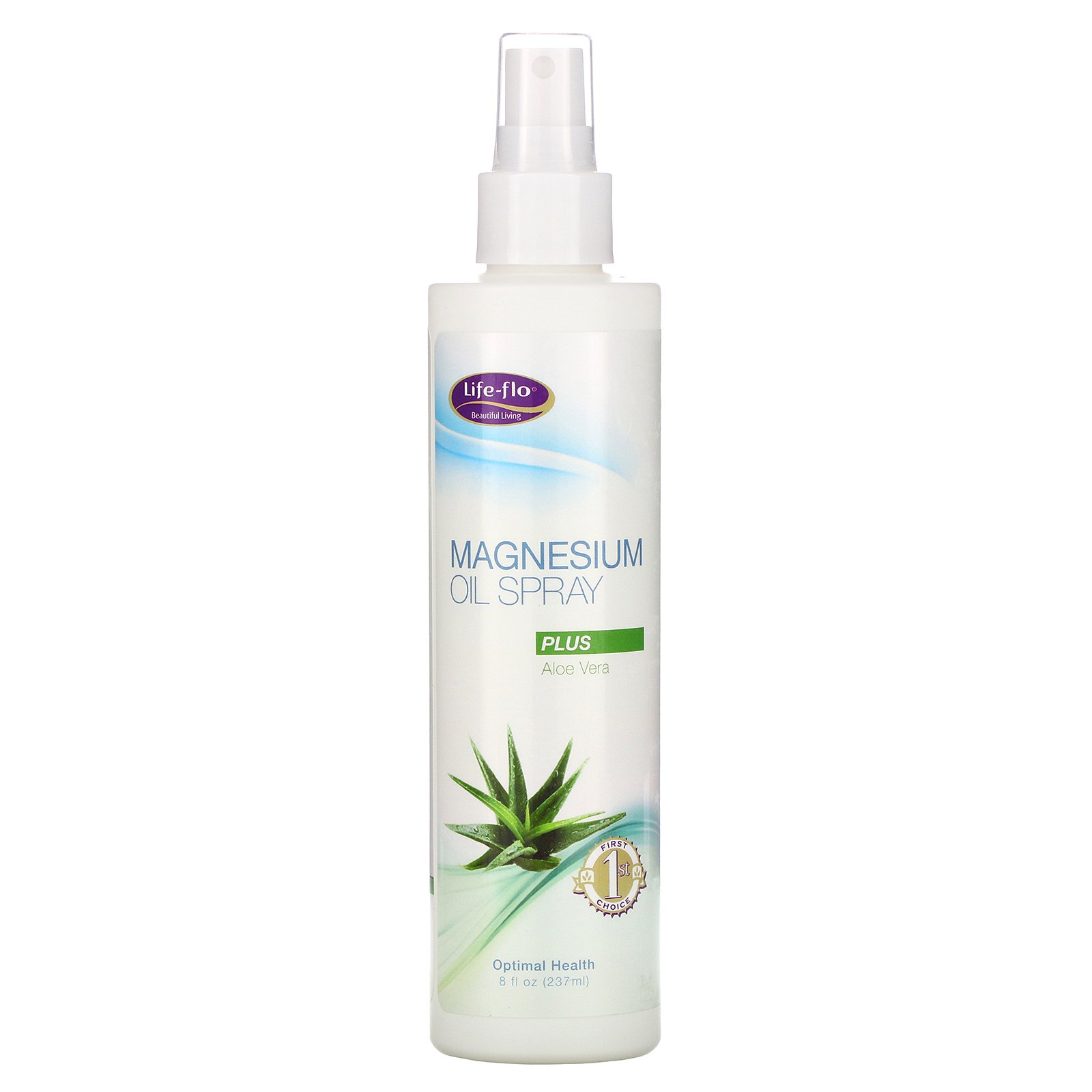 Life-flo, Vida-Flor, Spray de Óleo Magnésio mais Aloe Vera, 237 ml