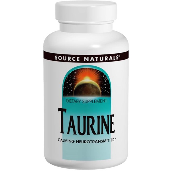 Source Naturals, Taurina, 500 mg, 120 tabletes