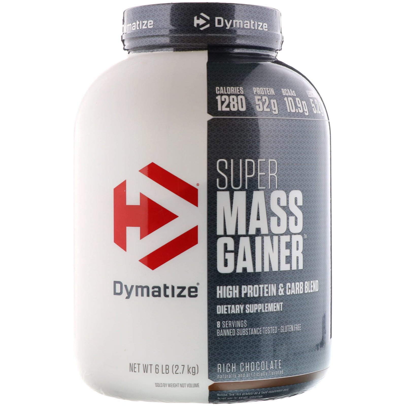 Dymatize Nutrition, Super Mass Gainer, Chocolate Intenso, 2,7 kg
