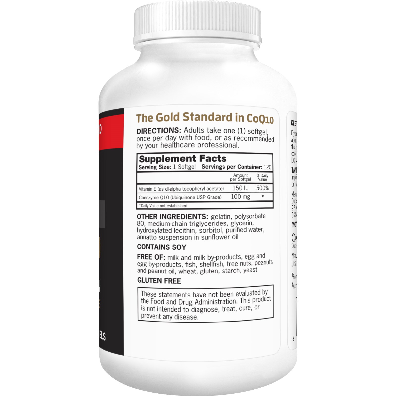 Qunol, Ultra CoQ10, 100 mg, 120 Cápsulas Softgel - Imagem 2