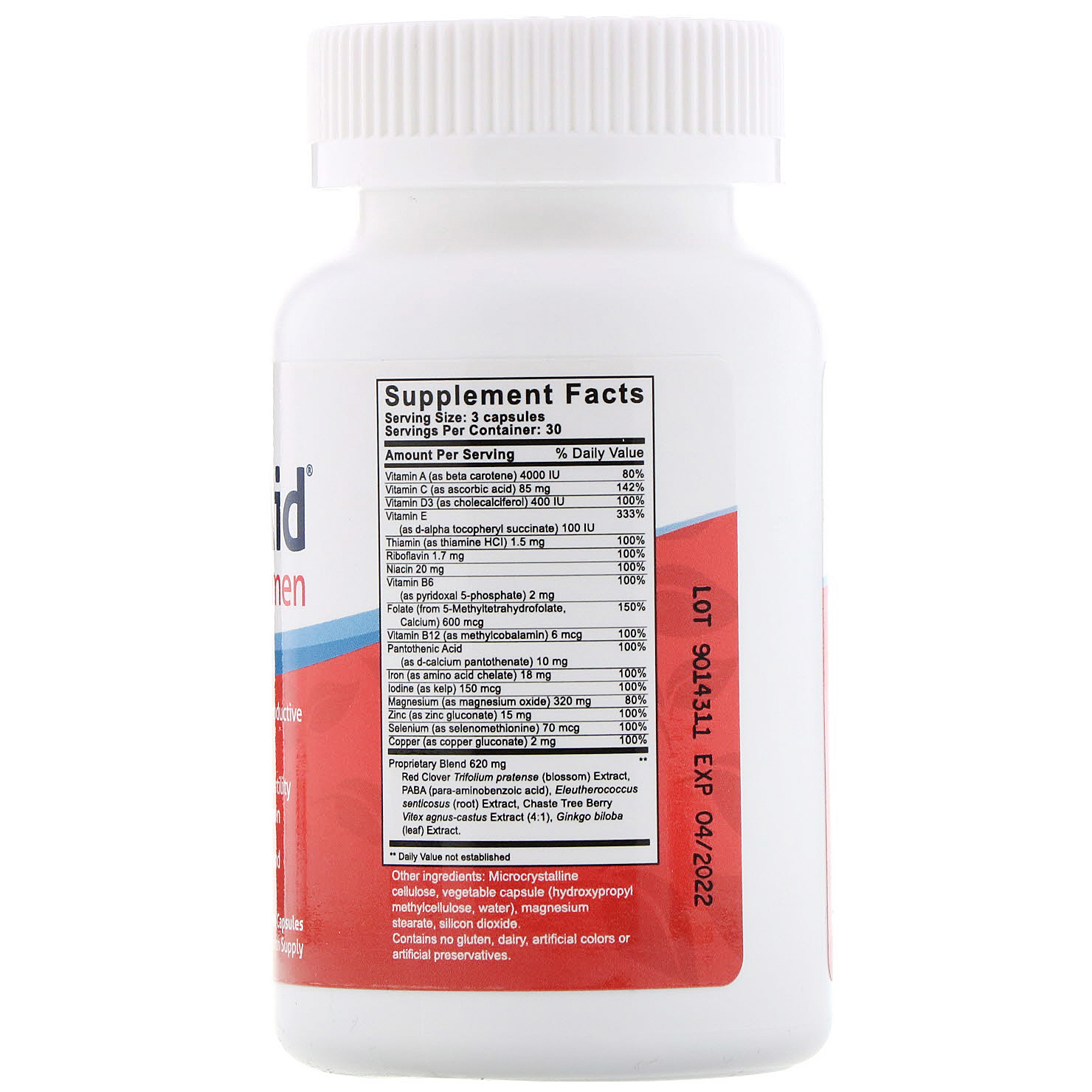 Fairhaven Health, FertilAid para Mulheres, 90 Cápsulas Vegetais - Imagem 2