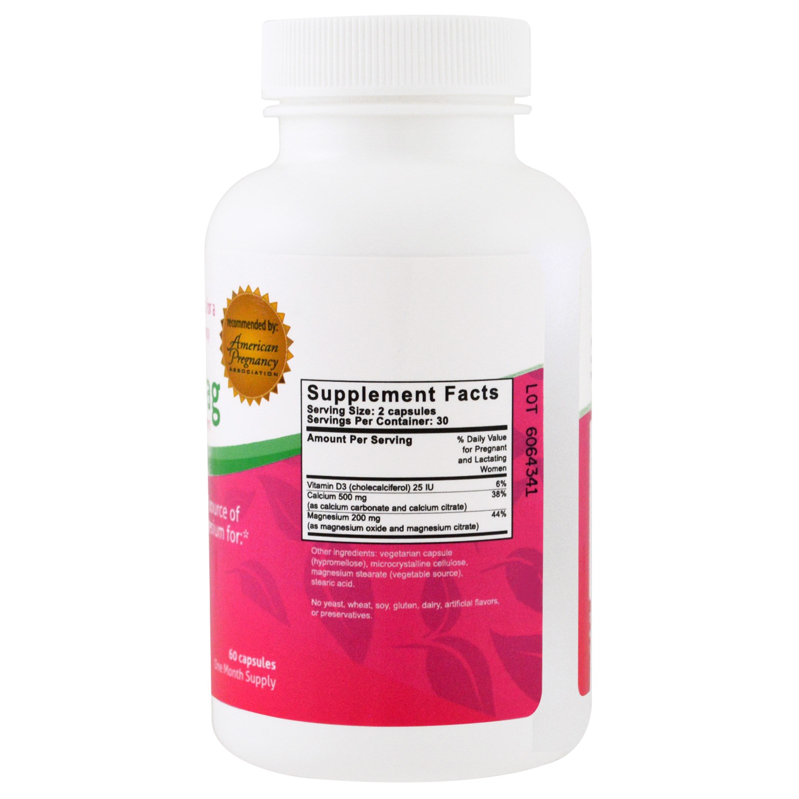 Fairhaven Health, Peapod, Cal-Mag, 60 Cápsulas - Imagem 2