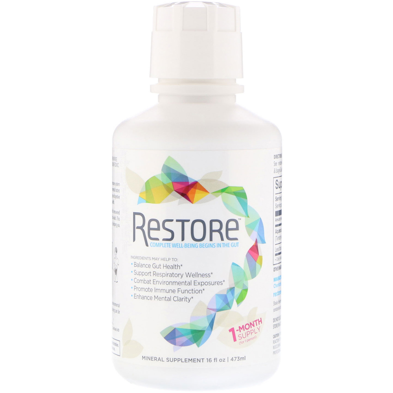 Restore, Suplemento Mineral para a Saúde do Intestino, 473 ml