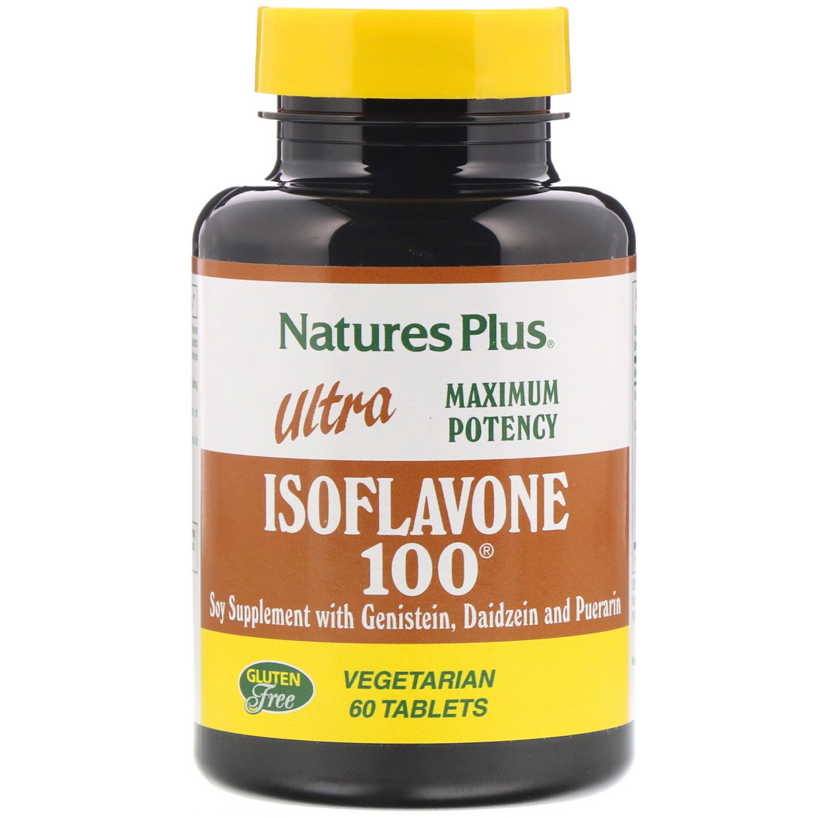 Nature's Plus, Ultra Isoflavona 100, 60 Cápsulas Vegetarianas