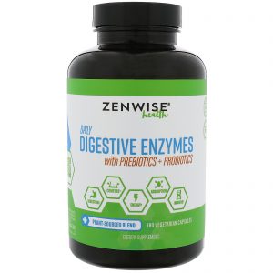 Comprar zenwise health, enzimas digestivas diárias com prebióticos + probióticos, 180 cápsulas vegetais preço no brasil digestão probióticos tópicos de saúde suplemento importado loja 11 online promoção - 18 de agosto de 2022