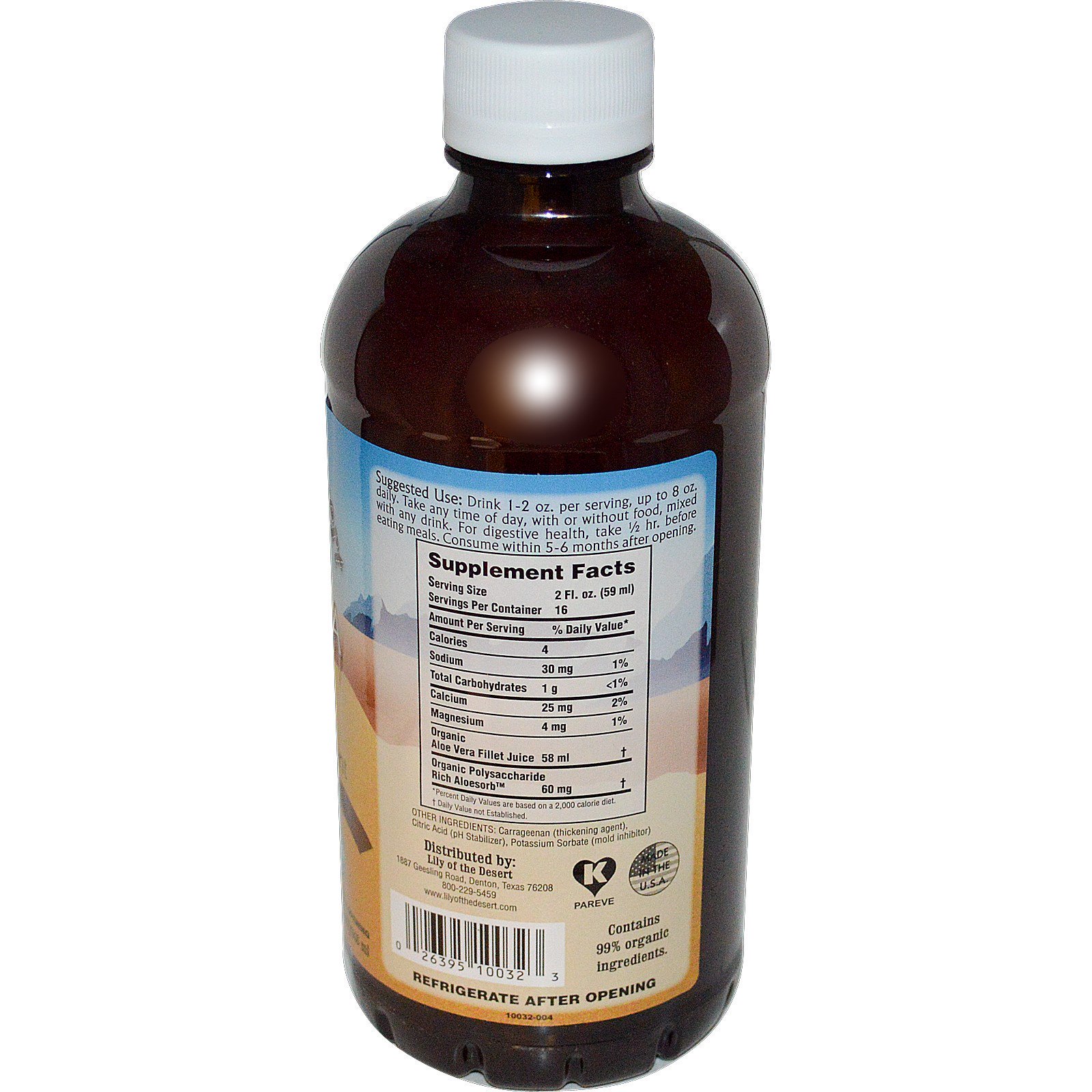 Lily of the Desert, Gel de Aloe Vera, 32 fl oz (946 ml) - Imagem 2