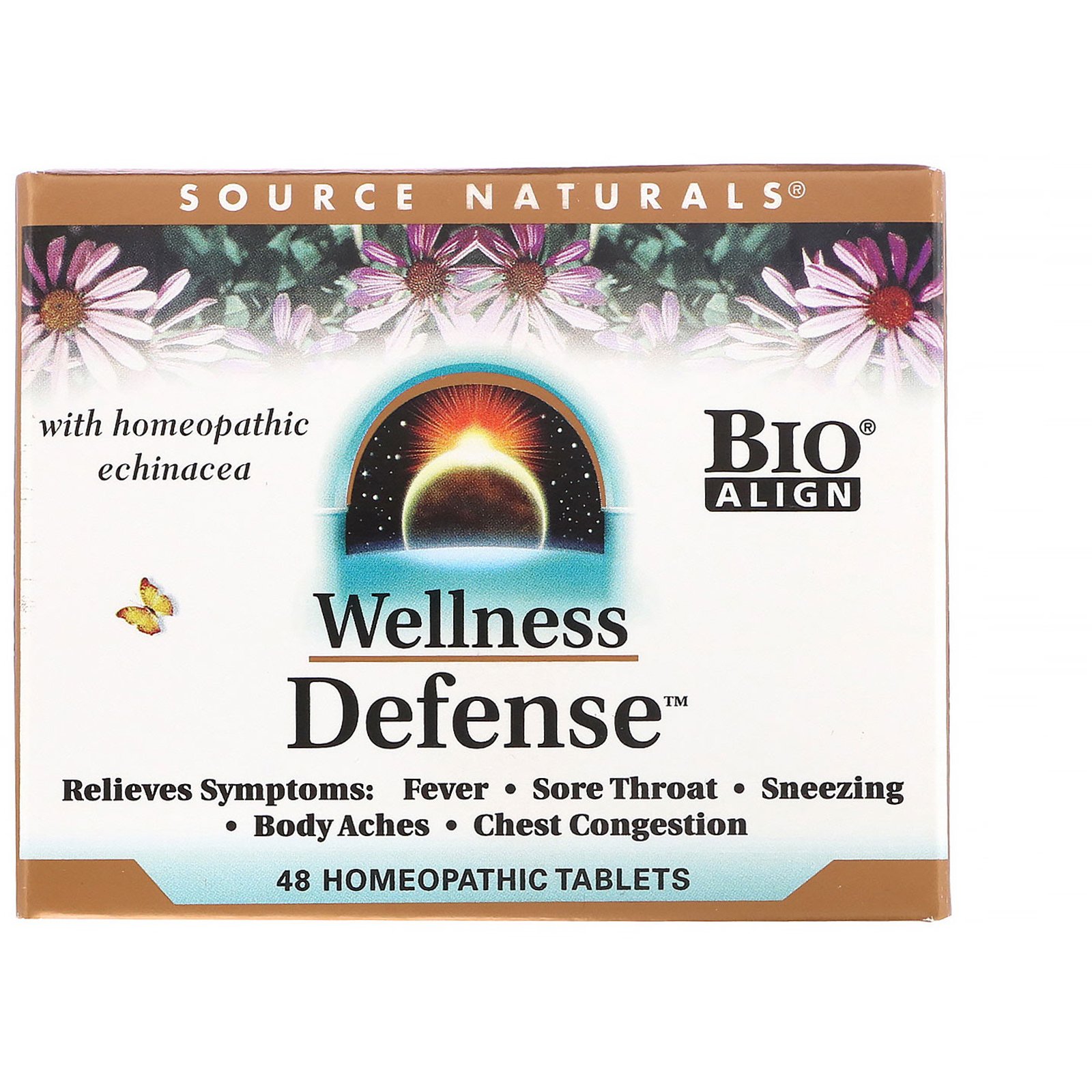 Source Naturals, Wellness Defense, 48 Comprimidos Homeopáticos