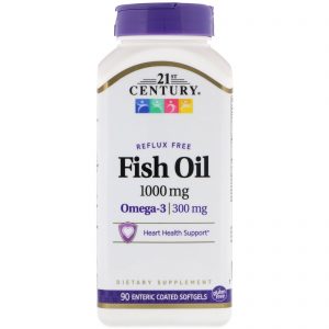 Comprar 21st century, fish oil, reflux free, 1,000 mg, 90 enteric coated softgels preço no brasil ômega 3 óleo de peixe suplementos nutricionais suplemento importado loja 175 online promoção -