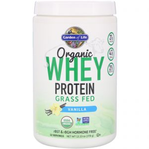 Comprar garden of life, organic whey protein grass fed, vanilla, 13. 33 oz (378 g) preço no brasil proteína proteína de ervilha suplementos de musculação suplemento importado loja 189 online promoção -