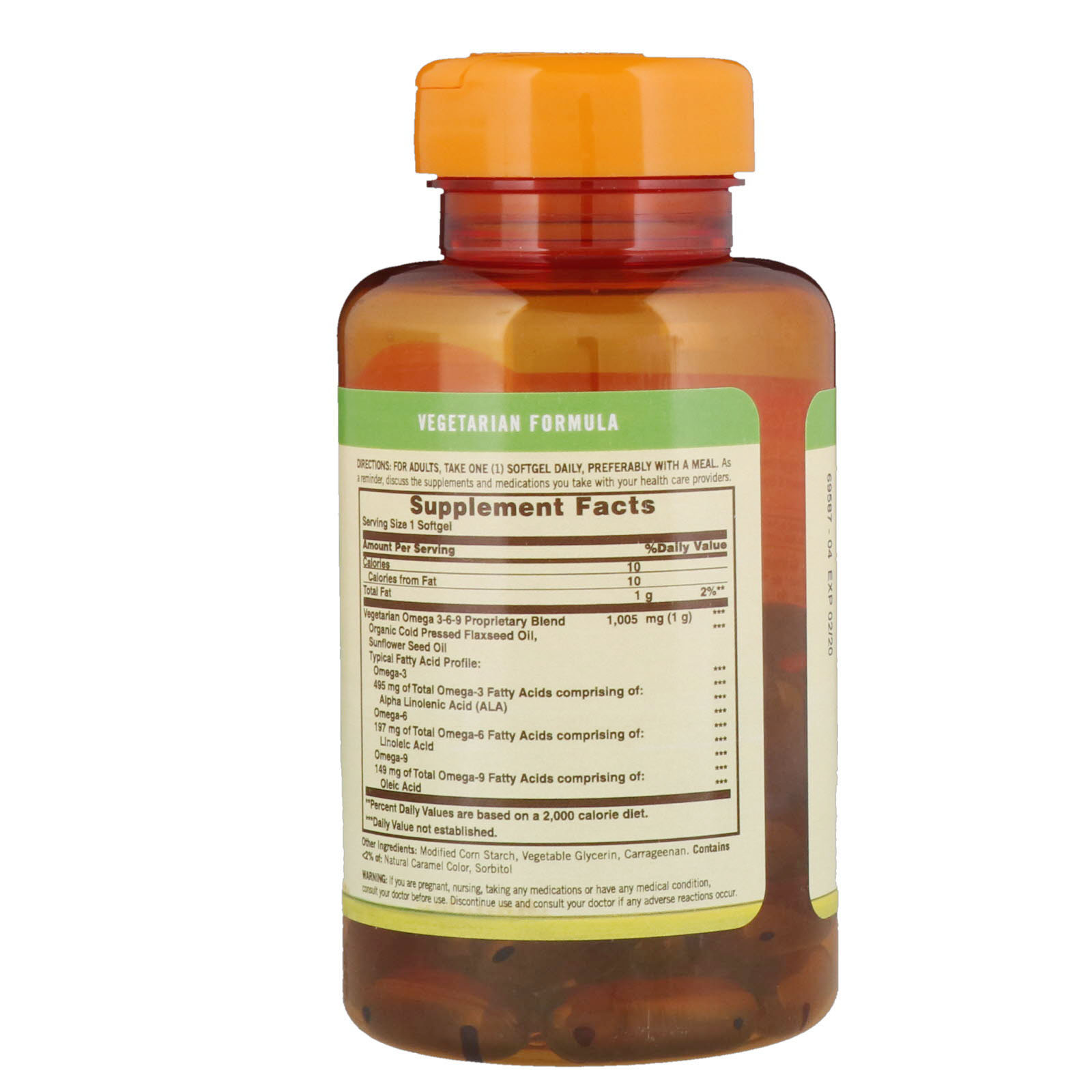 Sundown Naturals, Ômega 3-6-9, 50 Cápsulas de Gel - Imagem 2