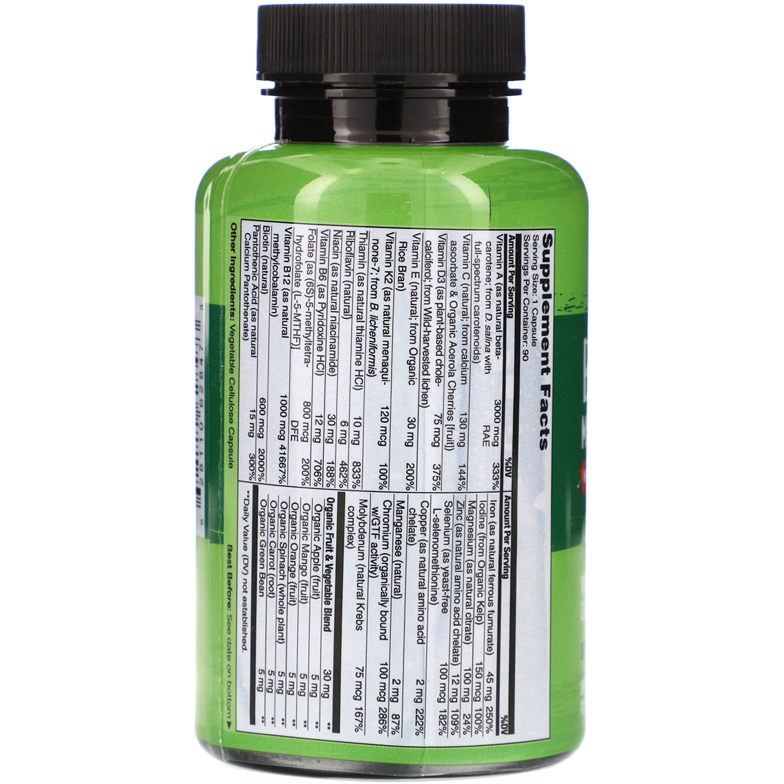 NATURELO, Bariatric Multivitamin, 90 Vegetable Capsules - Imagem 2