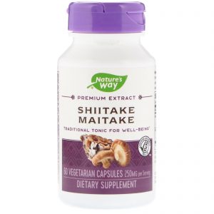 Comprar nature's way, shiitake maitake, 250 mg, 60 vegetarian capsules preço no brasil cogumelos suplementos nutricionais suplemento importado loja 285 online promoção -