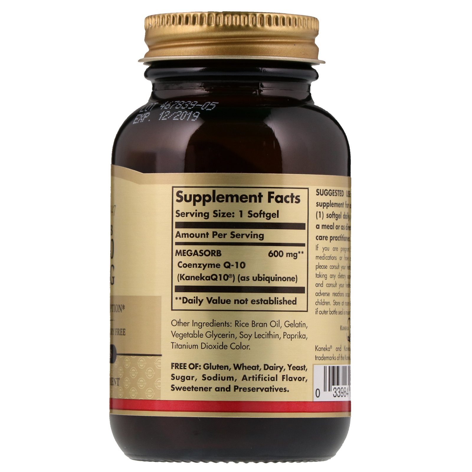 Solgar, Megasorb CoQ-10, 600 mg, 30 Cápsulas Softgel - Imagem 2