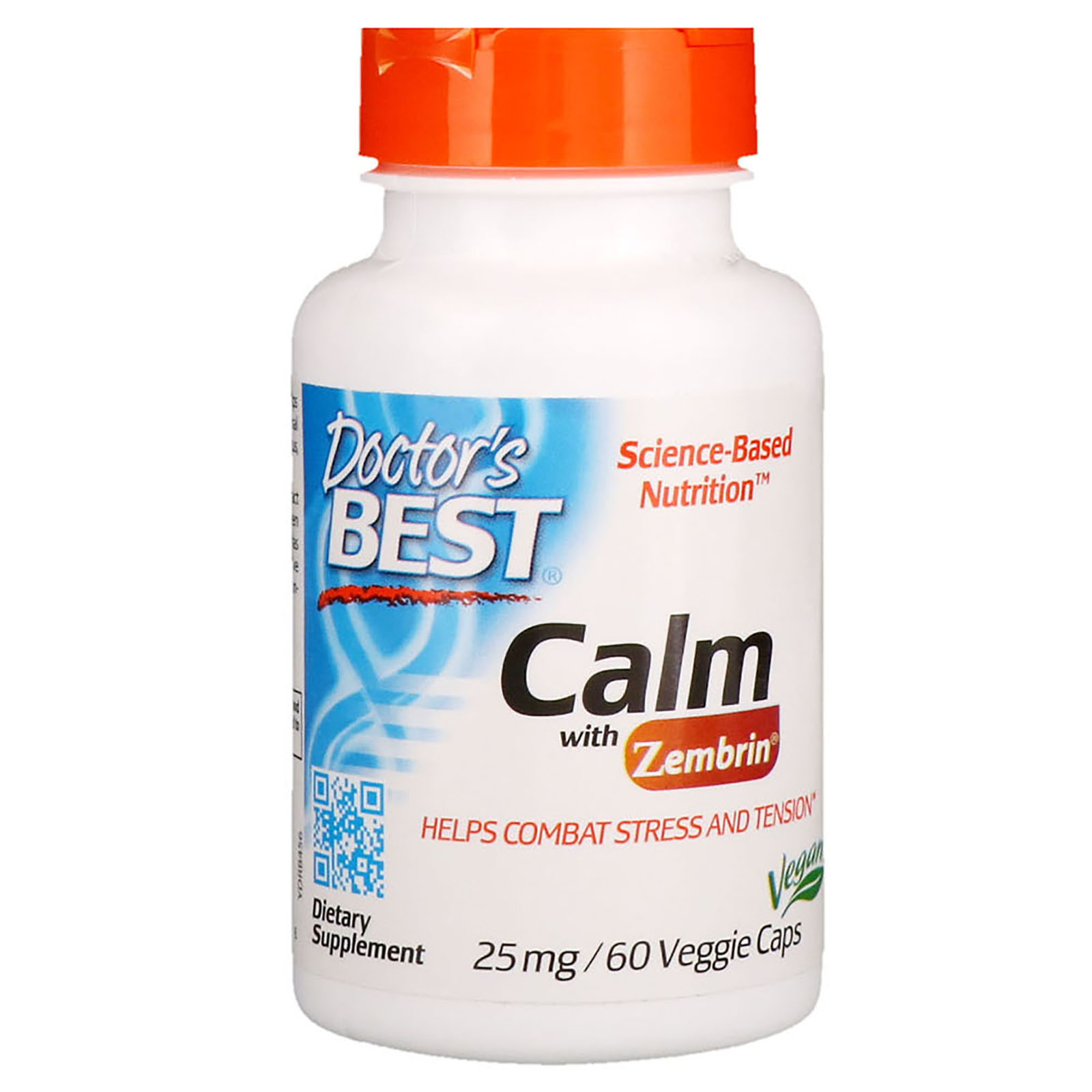Doctor's Best, Calmante com Zembrin, 25 mg, 60 Cápsulas Vegetais