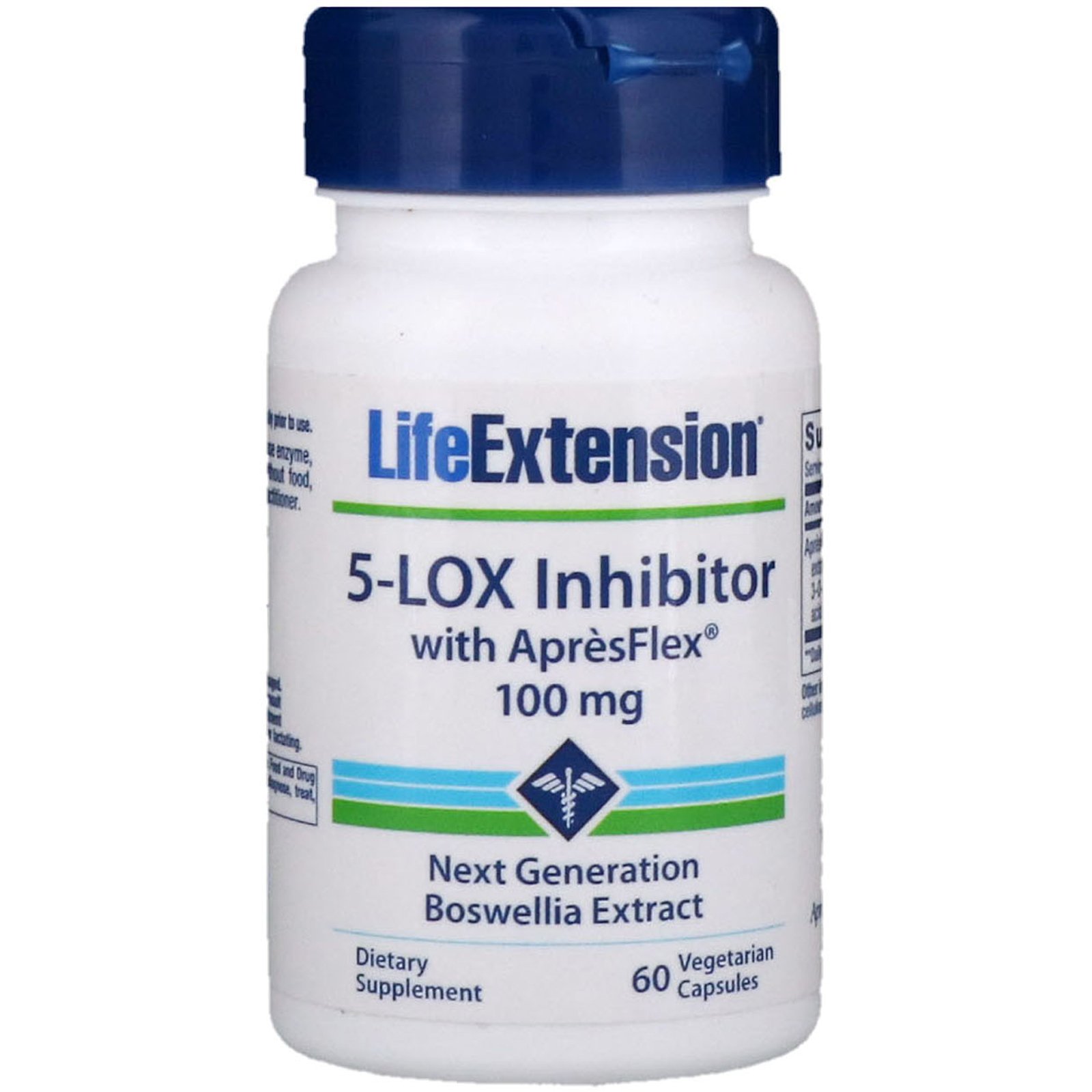 Life Extension, Inibidor 5-Lox com ApresFlex, 100 mg, 60 Cápsulas Vegetais